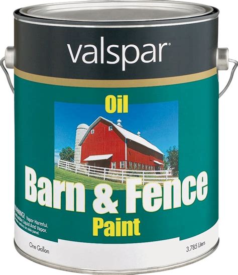 Valspar 2121-11 1-Gallon Red Oil Based Barn And Fence Paint at Sutherlands