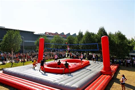 Heard of Foosebal? Now get to play Bossaball, a uniquely acrobatic and energetic team game in ...