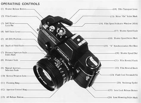 Konica Autoreflex TC instruction manual, konica autoreflex tc mode d ...