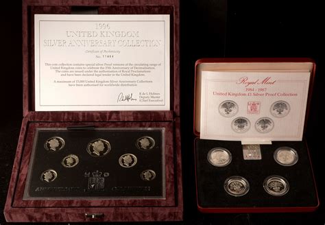 Lot 1092 - Two silver proof coin sets