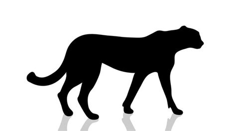 Cheetah Silhouette Clip Art