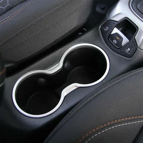 Car accessories 4 colors ABS Chrome Interior Moulding Cup Water cup Holder Cover Trim For Jeep ...