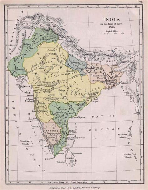 India historical Map - Maps of India