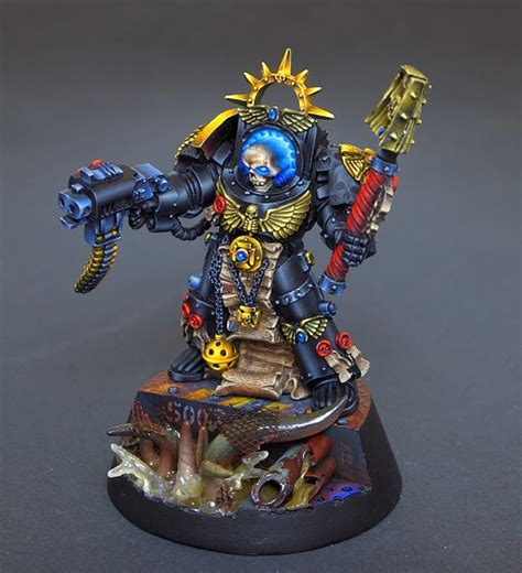 Flameon Miniatures: Finished Terminator Chaplain Warhammer 40k Blood Angels, Warhammer 40k ...