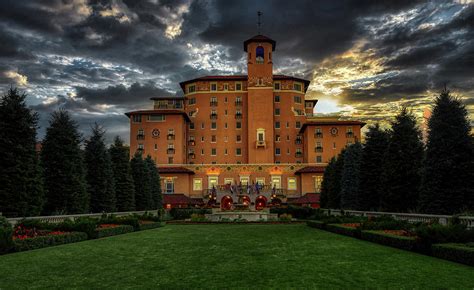 The Historic Broadmoor Hotel At Sunset - Colorado Springs Photograph by ...