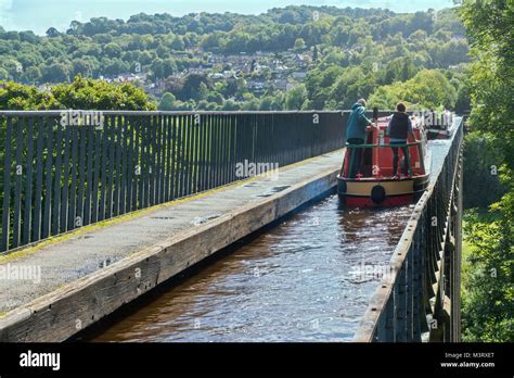 Llangollen Canal Pontcysyllte Aqueduct High Resolution Stock ...