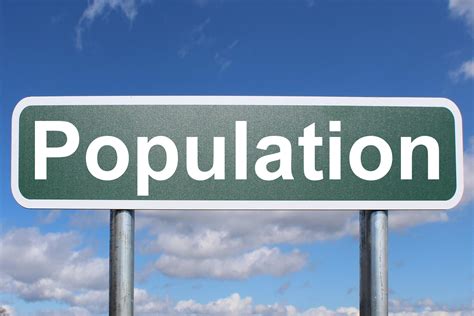 Population - Free of Charge Creative Commons Highway sign image