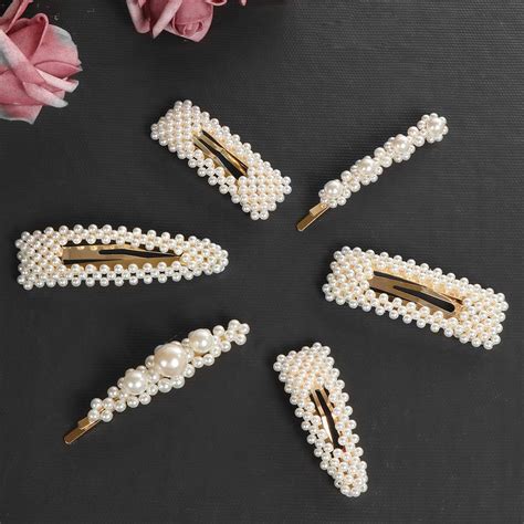 60% off Pearl Hair Clips - Pack of 6 - Deal Hunting Babe