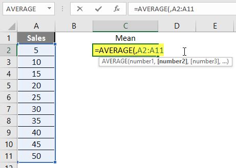 How to Find Mean in Excel | Calculating Mean for Different Data Sets