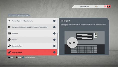 FIFA 20 Accessibility Settings For PS4 - An Official EA Site