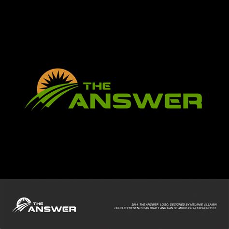 Logo Design for The Answer by mvillamin | Design #3119999