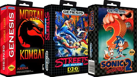 Sega Genesis USA No-Intro Art Pack (3D Boxes, 2D Carts, Logos) - Sega ...