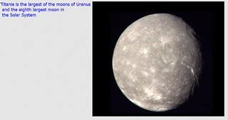 Titania is the largest moon of Uranus | Titania is the large… | Flickr