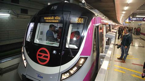 Heavy Water Flood In Tunnel Hits Delhi Metro Services In Magenta Line