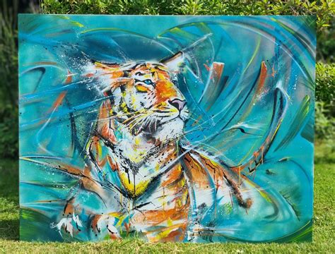 Peinture Tigre éclat