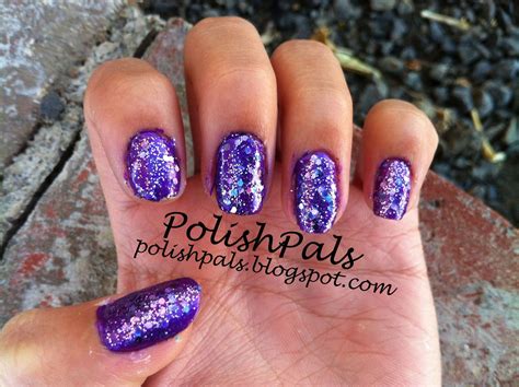 Polish Pals: Day 6 - Violet Nails