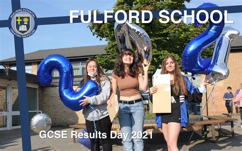 GCSE Results Day 2021 - Fulford School