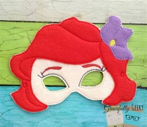 Ariel, Ariel face mask, face mask, little mermaid, mermaid mask, little mermaid face mask ...