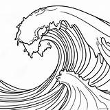 Powerful Tsunami Coloring Page 20914 16983 sketch template