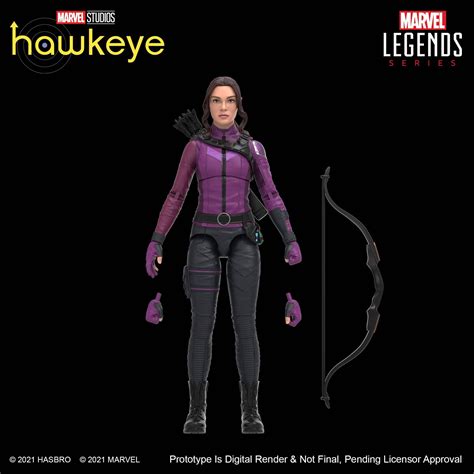 Disney+ Hawkeye Marvel Legends 2022 Figures Announced! Kate Bishop ...