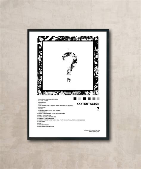 XXXTENTACION Album Poster - Etsy