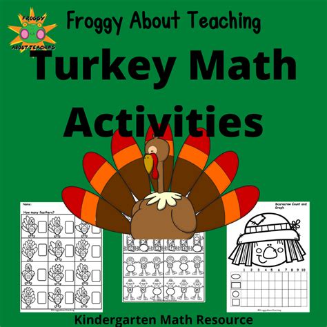 Kindergarten Turkey Math Packet