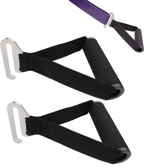 Amazon.com: NamaStrength Flat Resistance Band Handles for Pull up ...