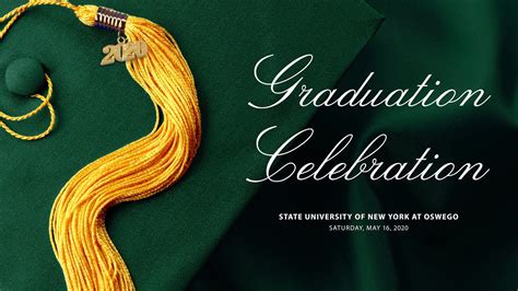 SUNY Oswego virtual graduation celebration - YouTube