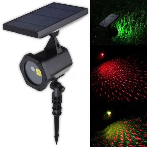 Outdoor Solar Powered LED Laser Garden Landscape Christmas Projector ...