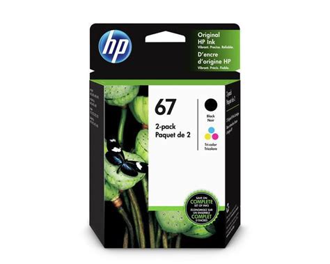 HP 67 Black and Tri-Color Original Ink Cartridges (3YP29AN) | Walmart ...