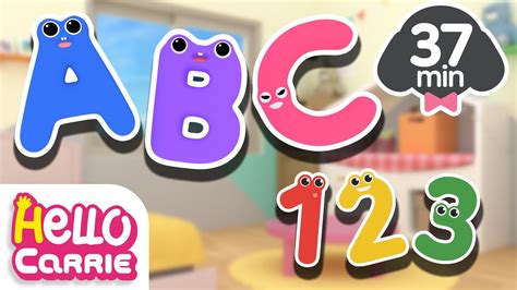 ⭕ABC with Carrie + More⭕ Alphabet Song | Number song | Hello Carrie Kids Song Compilation - YouTube