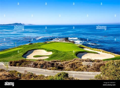 Pebble Beach golf course, Monterey, California, usa Stock Photo - Alamy