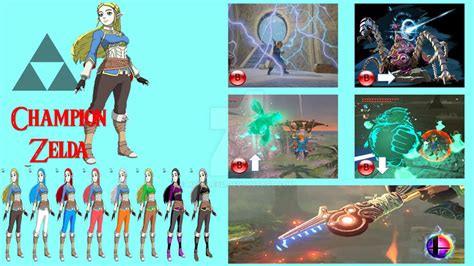 Champion Zelda Super Smash Bros Moveset by Hyrule64 on DeviantArt