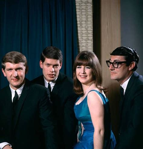 Portrait of Australian folk pop band The Seekers, with members Bruce ...