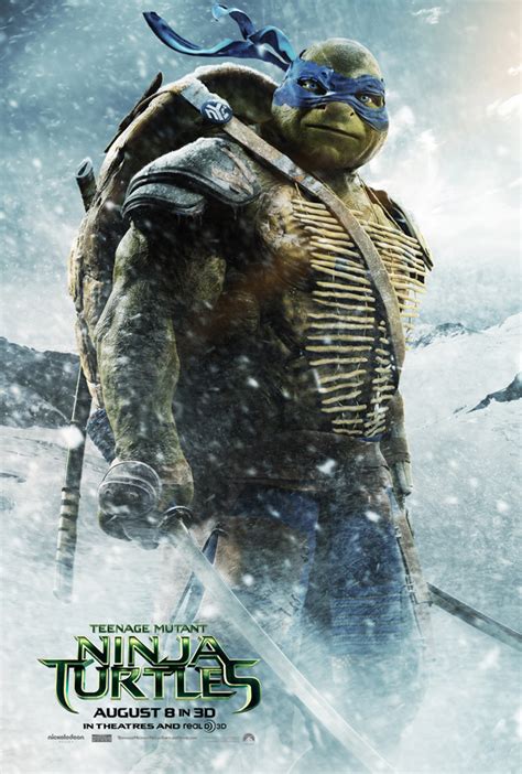 Leonardo Character Poster for TEENAGE MUTANT NINJA TURTLES — GeekTyrant