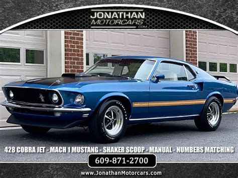 1969 Ford Mustang Mach 1 428 Cobra Jet Stock # 168618 for sale near ...