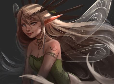 Fairy Elf by Whails.deviantart.com on @DeviantArt | Fairy art, Fairies elves, Fairy