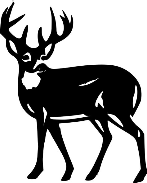 Whitetail Deer Silhouette Clip Art at GetDrawings | Free download