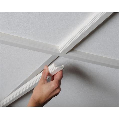 Armstrong Ceilings StyleStix 12-Pack 24-sq ft Snap On Main Ceiling Grid Covers in the Ceiling ...