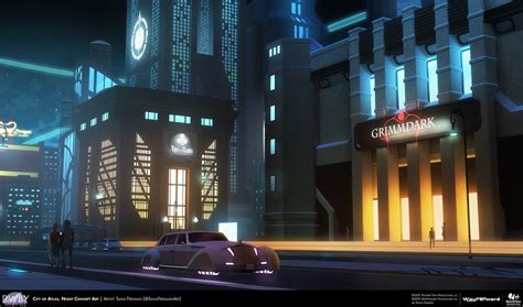 RWBY Arrowfell: City of Atlas Concept Art by fang on DeviantArt