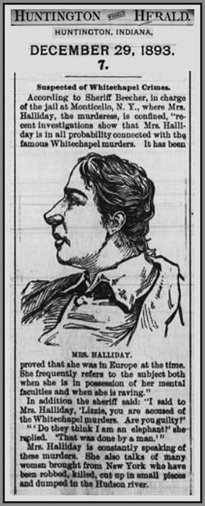 New York's First Female Serial Killer: Lizzie Halliday