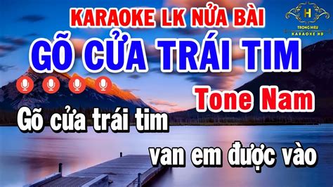 Karaoke Nhạc Sống Nửa Bài Tone Nam | Liên khúc Bolero Nhạc Trữ Tình ...