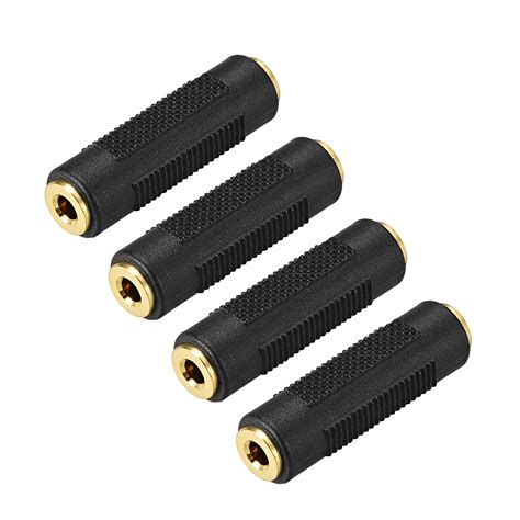 3.5mm Female to Female Connector Splitter Adapter Coupler 4Pcs for ...