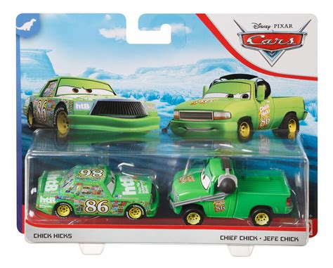 Disney Pixar Cars Cars Dinoco 400 Dexter Hoover With Green Flag ...