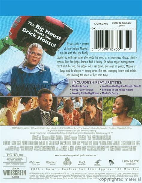 Madea Goes To Jail (Blu-ray 2009) | DVD Empire