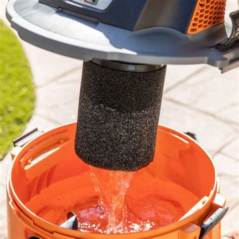 RIDGID Wet Application Foam Filter for Most 5 Gallon and Larger RIDGID Wet/Dry Shop Vacuums ...