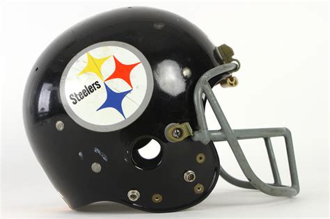 Lot Detail - 1972-74 circa Pittsburgh Steelers Game Worn Helmet (MEARS LOA)