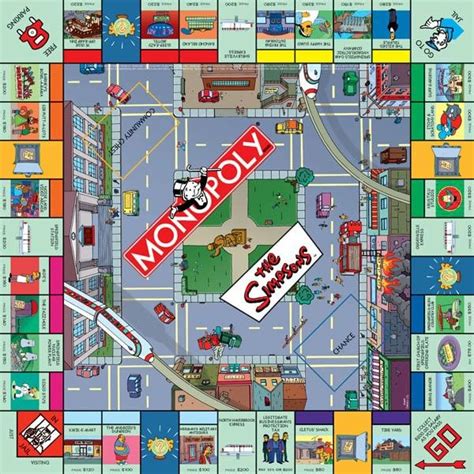 The Simpsons Monopoly | Monopoly board, Monopoly, 60th birthday gifts