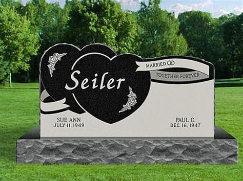 Monuments for Married Couples For Sale | Tombstone Designs