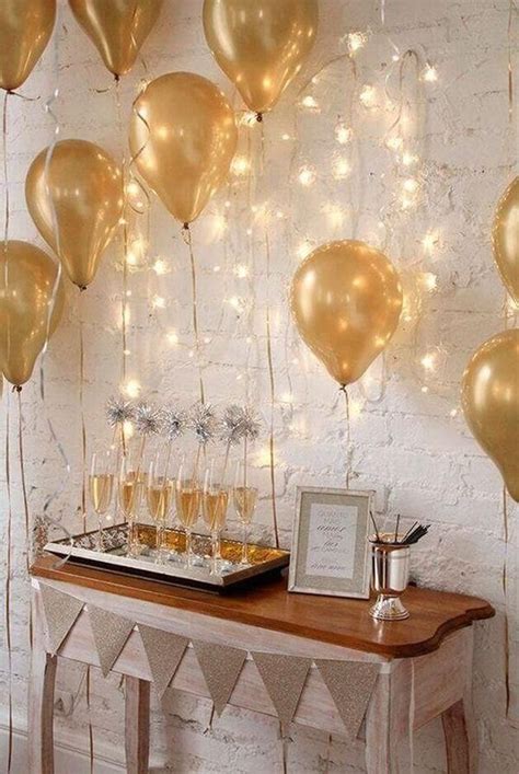 40 Metallic Gold Helium Quality Balloons/Party Decorations/Wedding Decorations | New years eve ...